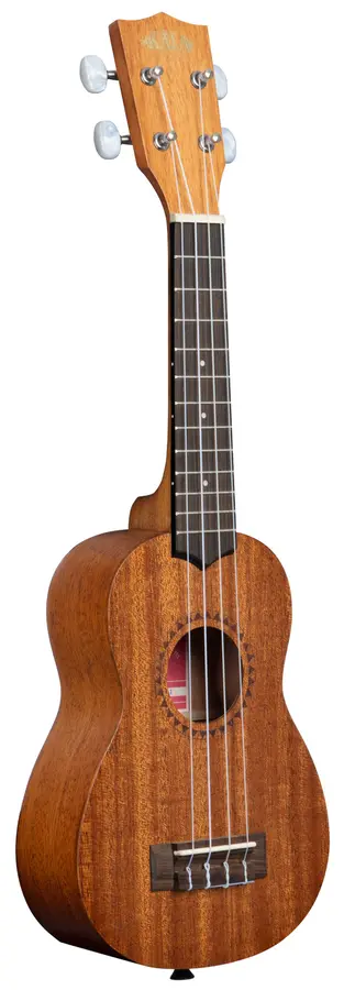 Kala KA-15S Satin Mahogany Soprano Ukulele med bag (UB-S) 