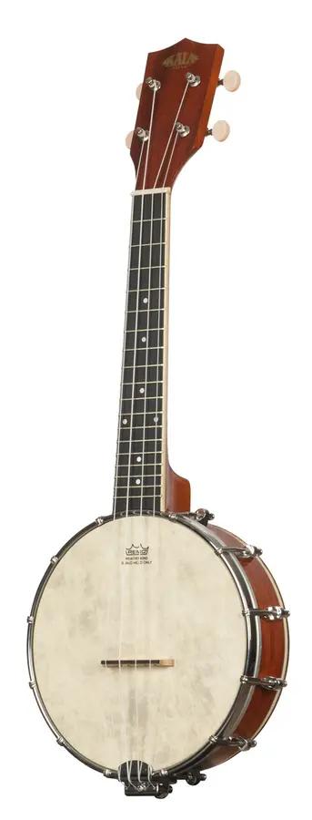 Kala KA-BNJ-MHG-C Natural Mahogany Banjo Concert Ukulele, med bag 