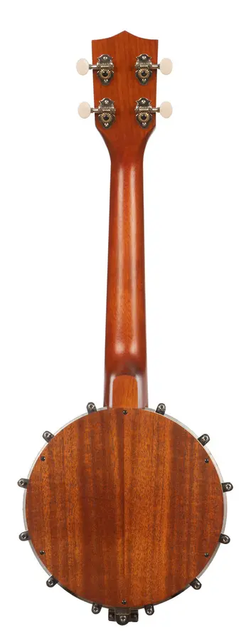 Kala KA-BNJ-MHG-C Natural Mahogany Banjo Concert Ukulele, med bag 