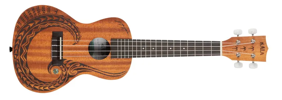 Kala KA-COURAGE-C- Courage Mahogany Concert Ukulele, med bag 