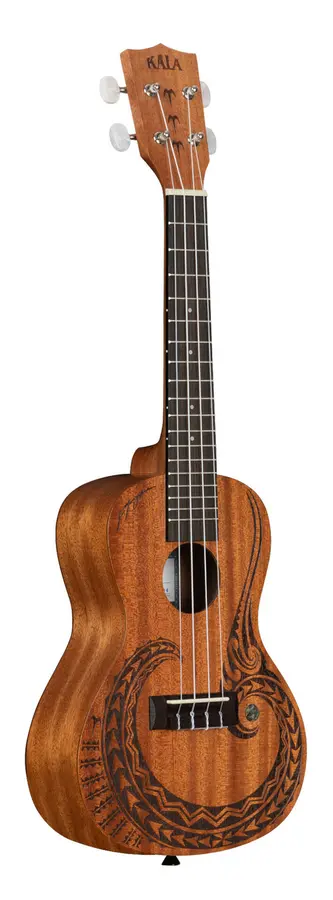 Kala KA-COURAGE-C- Courage Mahogany Concert Ukulele, med bag 