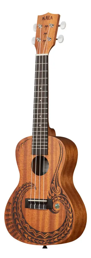 Kala KA-COURAGE-C- Courage Mahogany Concert Ukulele, med bag 