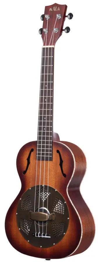 Kala KA-RES-BRS Resonator Brass Tenor Ukulele, med bag (UB-T) 