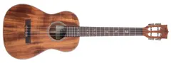 Kala KA-SA-B All Solid Acacia Baritone Ukulele, med case (UC-B)