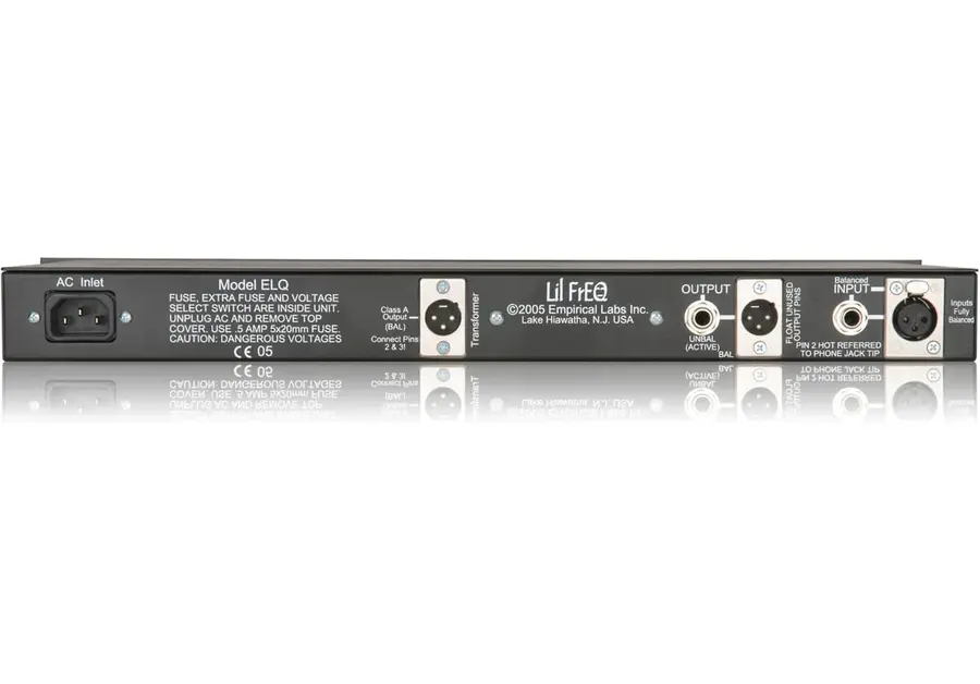 Empirical Lil FrEQ Model EL-Q Equalization Empirical Labs Style 