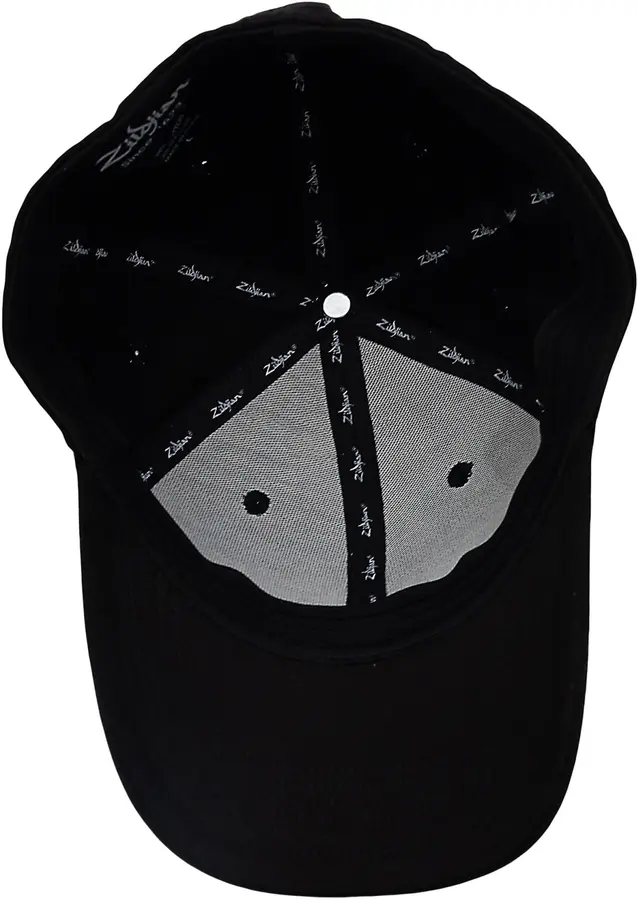 Zildjian Blackout Stretch Fit Hat M/L Sort caps i stretch, broderte logoer 