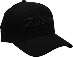 Zildjian Blackout Stretch Fit Hat L/XL Sort caps i stretch, broderte logoer