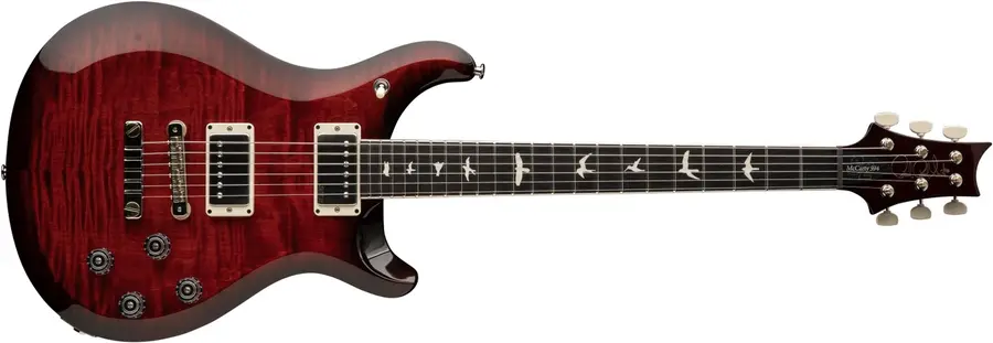 PRS S2 MCC 594 RIRE Red Burst Mahognikropp/hals, lønnetopp, palisander 