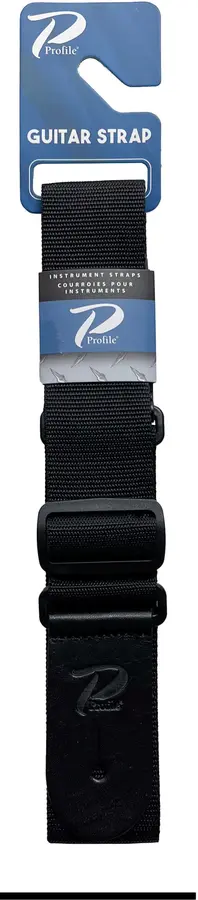 Profile SN-BK Sort justerbar gitarreim i polyester 