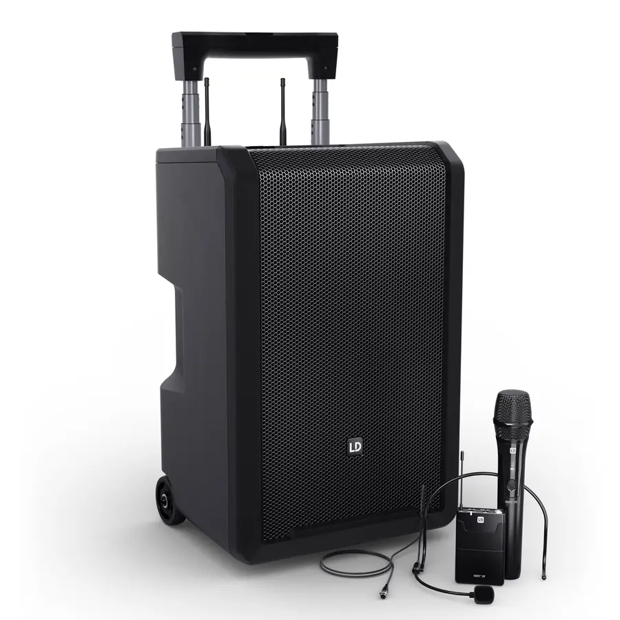 LD Systems ANNY 10 HBH 2 B5 Kompakt-PA Batteri/BT, trådløs mikrofon+bøyle 
