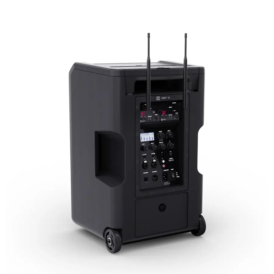 LD Systems ANNY 10 HBH 2 B5 Kompakt-PA Batteri/BT, trådløs mikrofon+bøyle 
