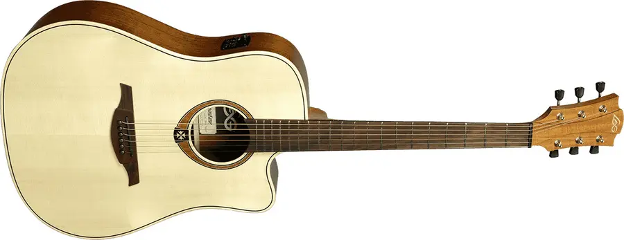 LAG T70DCE-NAT Dreadnought Cutaway Electro 