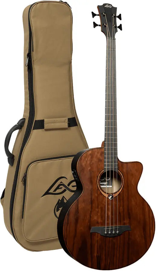 LAG SAUVAGE-BCE Sauvage Bass Acoustic-Electric Jumbo Cutaway 