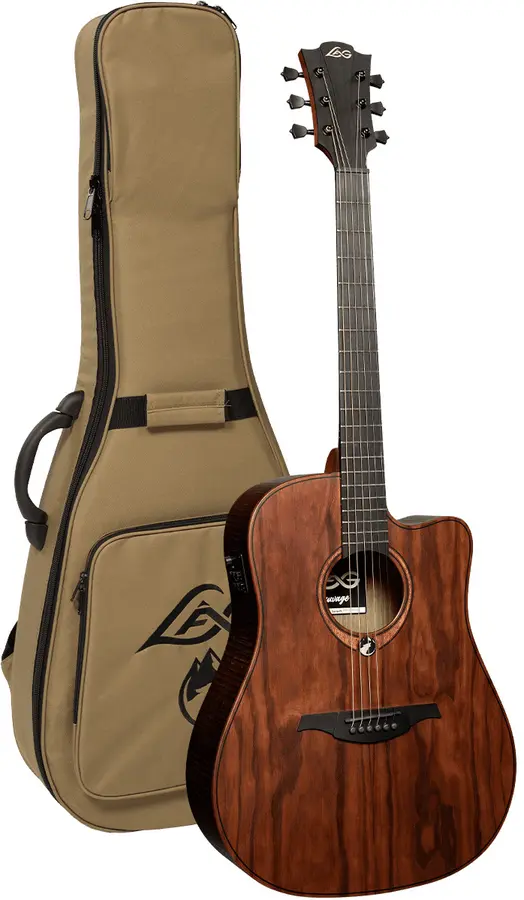 LAG SAUVAGE-DCE Sauvage Dreadnought Cutaway Acoustic-Electric 