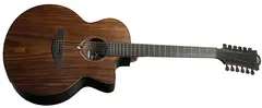 LAG SAUVAGE-J12CE Sauvage Jumbo 12 Stri Cutaway Acoustic-Electric