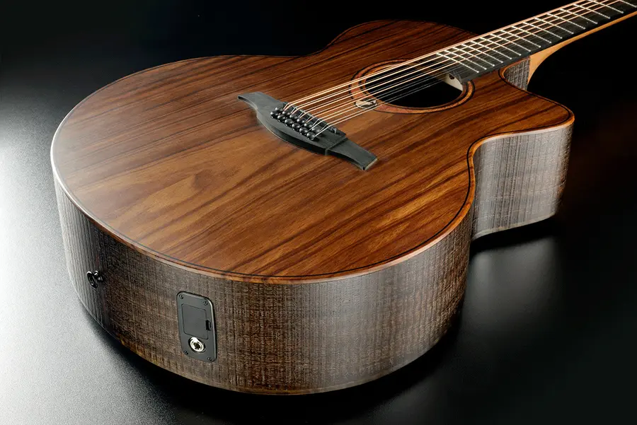 LAG SAUVAGE-J12CE Sauvage Jumbo 12 Stri Cutaway Acoustic-Electric 