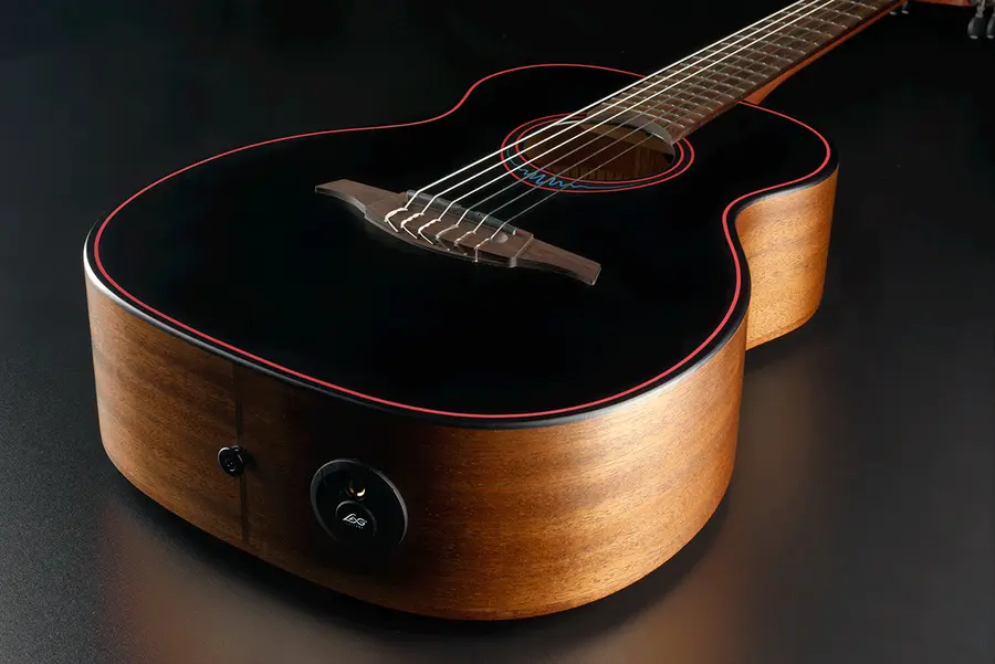 LAG TNBW1TE BlueWave 1 Nylon Travel Acoustic-Electric 