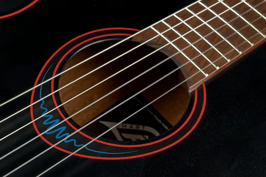 LAG TNBW1TE BlueWave 1 Nylon Travel Acoustic-Electric 