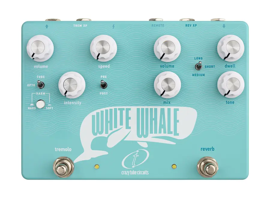 Crazy Tube Circuits White Whale V2 Analog Spring Reverb with Tremolo 