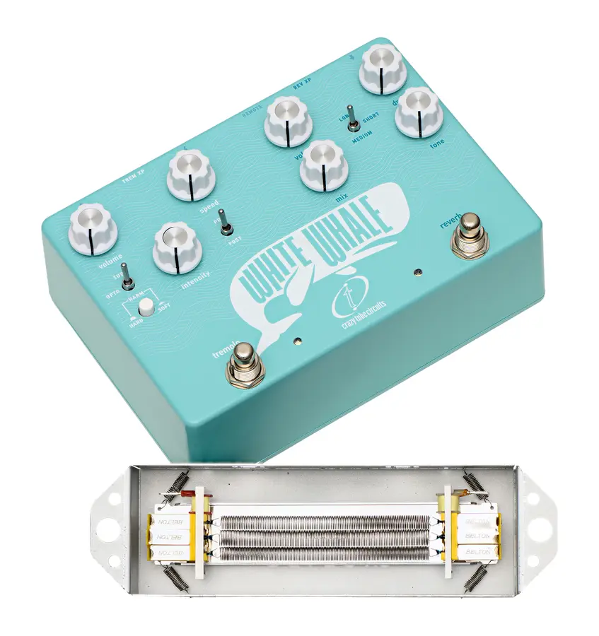 Crazy Tube Circuits White Whale V2 Analog Spring Reverb with Tremolo 