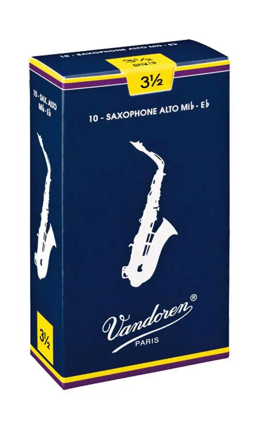 Vandoren Alto Sax Reeds 3.5 10-pack 