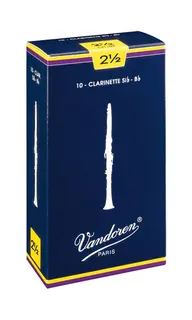 Vandoren Bb-Clarinet Reeds 2.5 10-pack