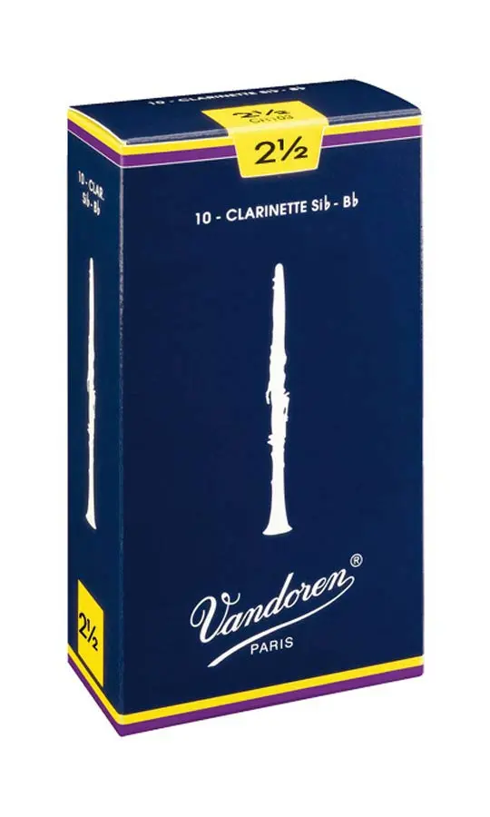 Vandoren Bb-Clarinet Reeds 2.5 10-pack 