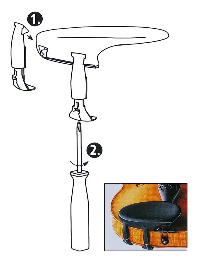 Wittner Viola Chinrest Standard 