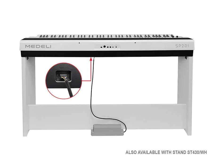 Medeli SP201 Digital Stage Piano White 