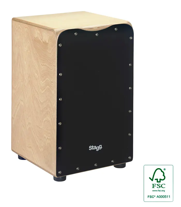Stagg CAJ-50M BK Cajon med bag 