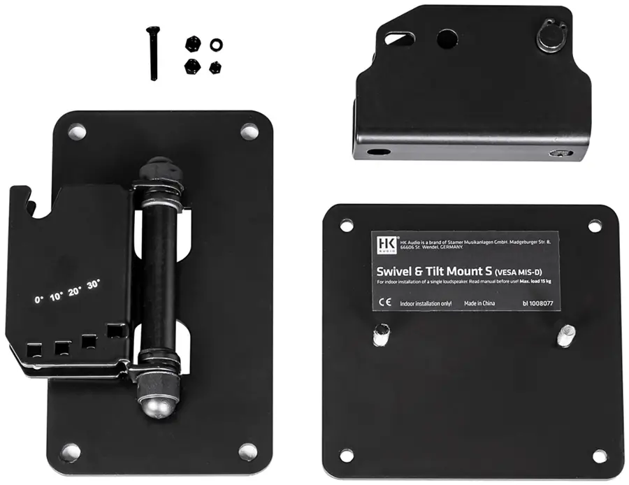 Fineo Swivel and tilt wall mount S (VESA MIS-D) Black 