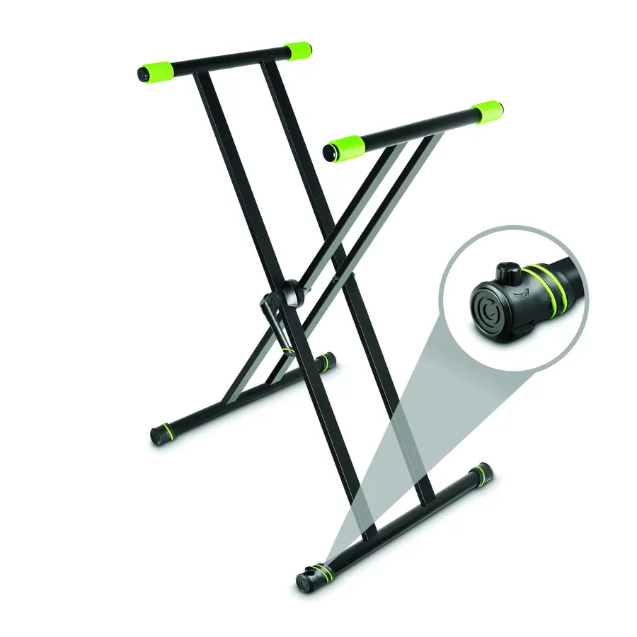 Gravity KSX 2 RD Keyboard stand X-Form double, rapid desk 