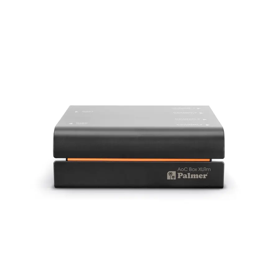 Palmer AoC Box XLRm AOC from etherCON to 4 x XLR male 
