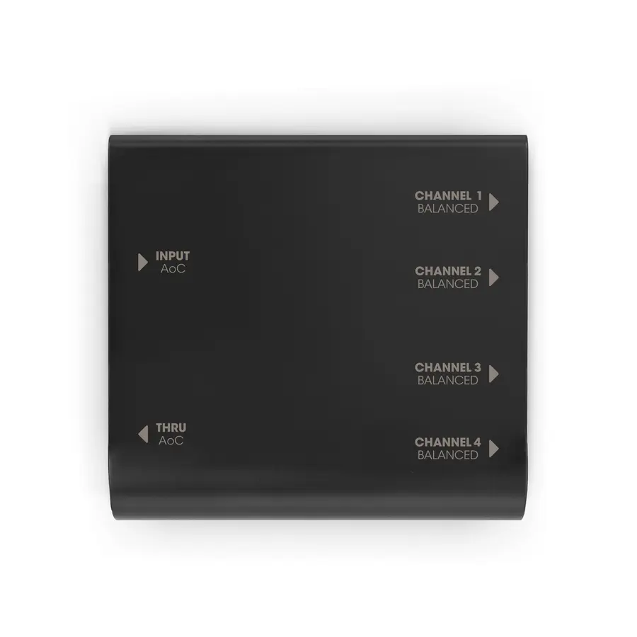 Palmer AoC Box XLRm AOC from etherCON to 4 x XLR male 