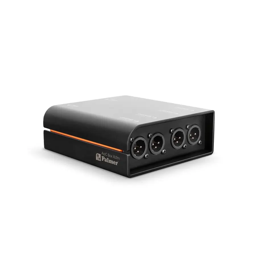 Palmer AoC Box XLRm AOC from etherCON to 4 x XLR male 