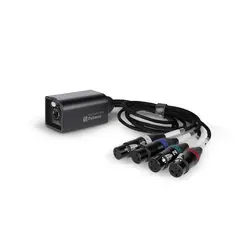 Palmer AoC Loom XLRf AOC from etherCON to 4 x XLR female