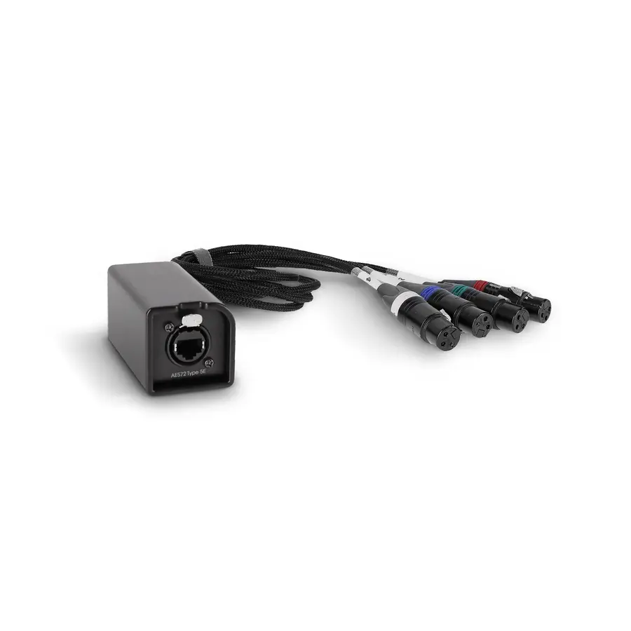 Palmer AoC Loom XLRf AOC from etherCON to 4 x XLR female 