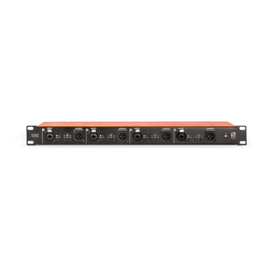 Palmer BRIDGE 4A+ 19" DI box/line isolation, 4ch., active 