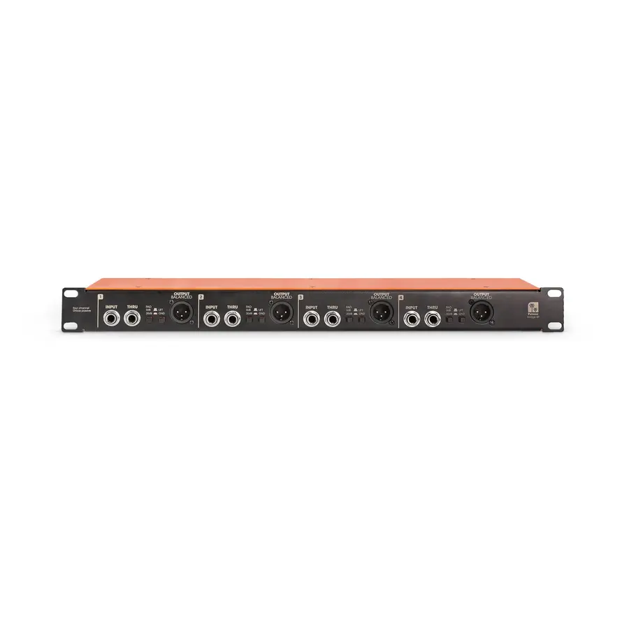 Palmer BRIDGE 4P 19" DI box, 4 channels, passive 