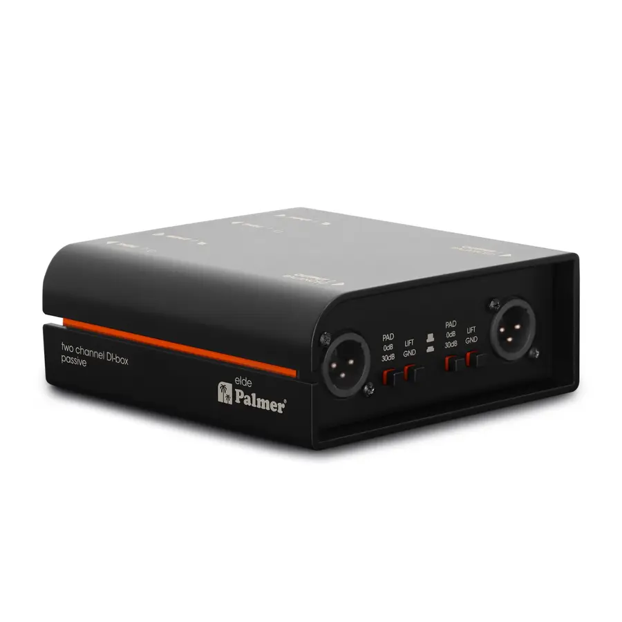 Palmer RIVER elde Passive 2-channel DI box 