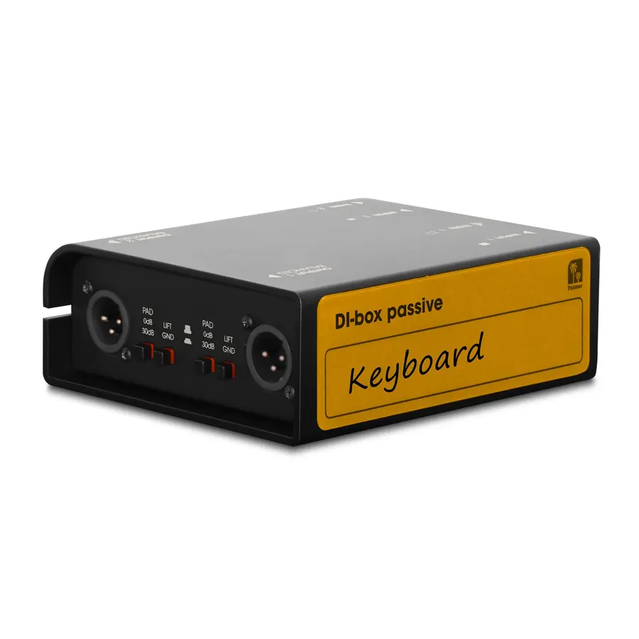 Palmer RIVER elde Passive 2-channel DI box 
