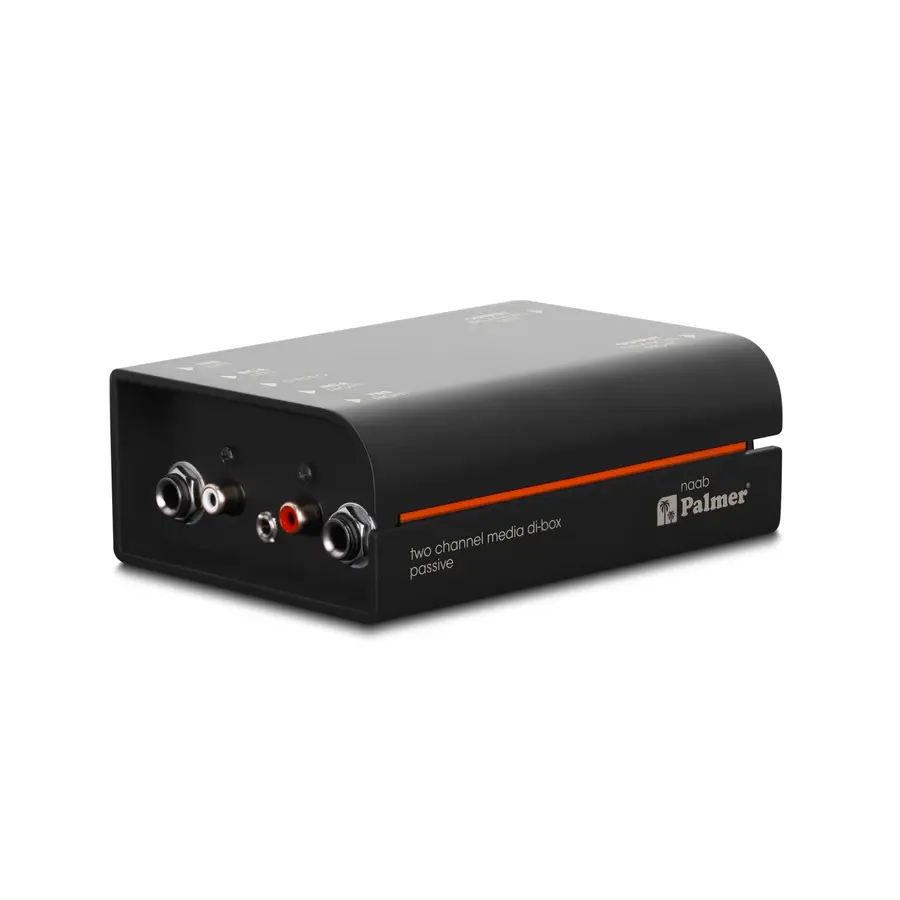 Palmer RIVER naab Passive 2-channel media DI box 