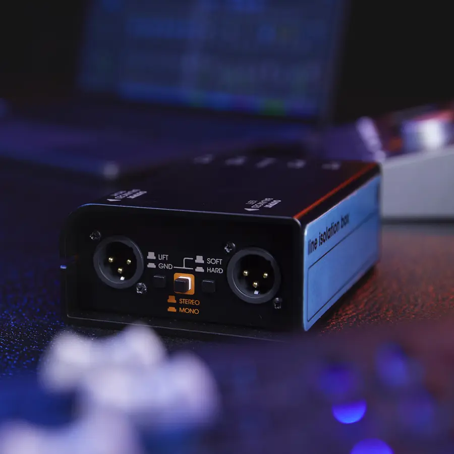 Palmer RIVER naab Passive 2-channel media DI box 