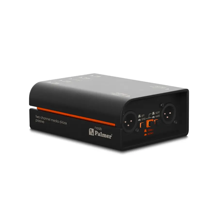 Palmer RIVER naab Passive 2-channel media DI box 