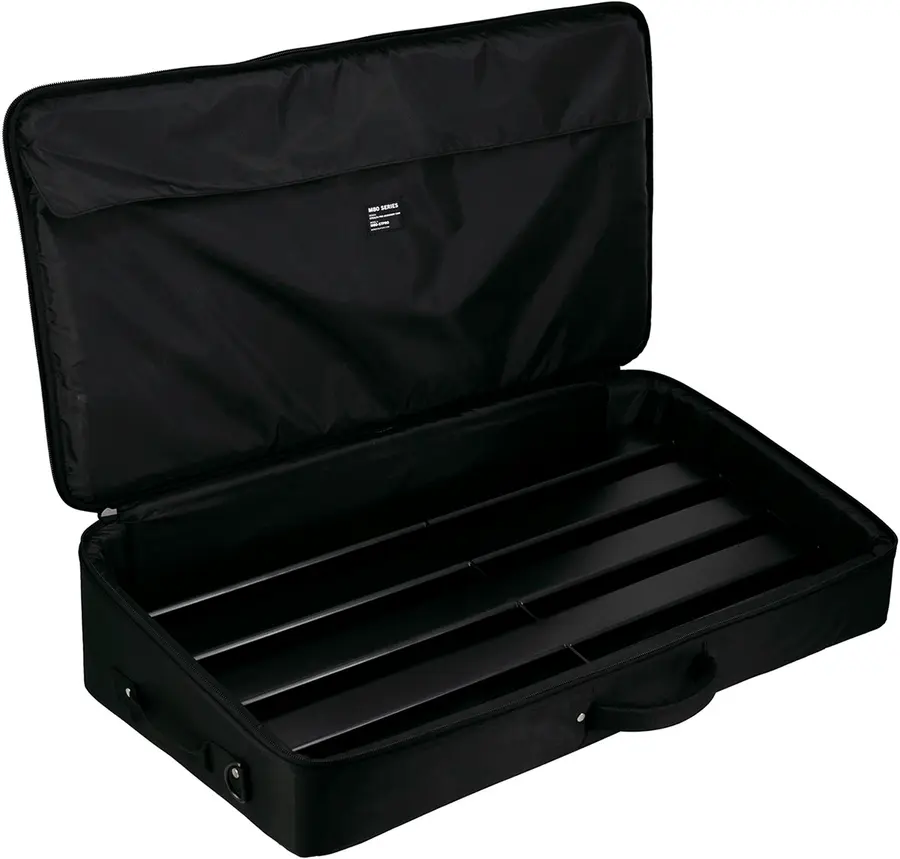 Mono PFX-PBRAIL-L-BDL Pedalboard Large Black w/Stealth Pro Accessory Case 