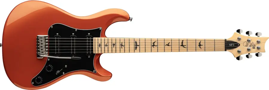 PRS SE NF3 Metallic Orange Maple Fretboard 