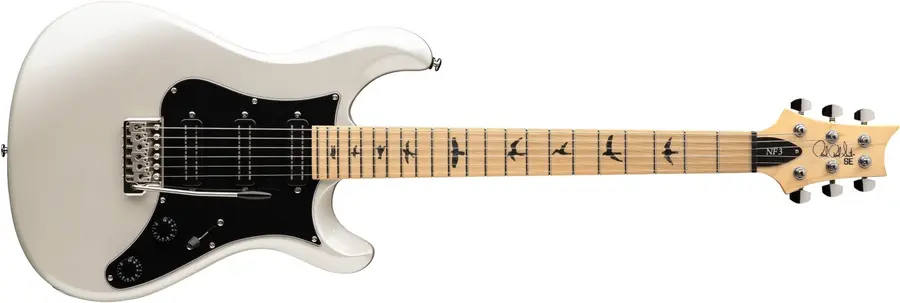 PRS SE NF3 White Pearl Maple Fretboard 