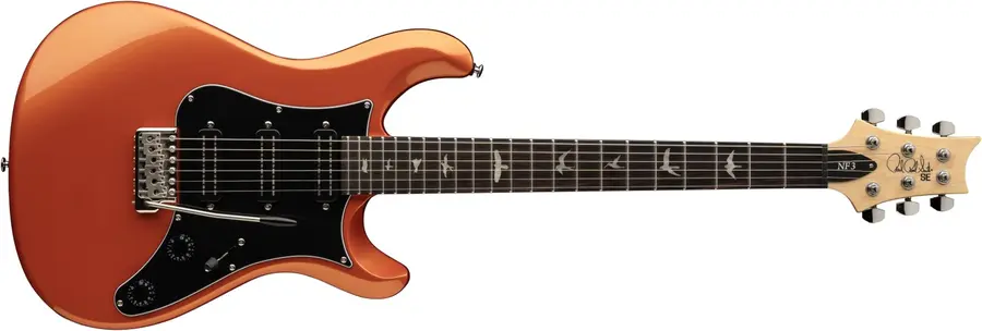 PRS SE NF3 Metallic Orange Rosewood Fretboard 