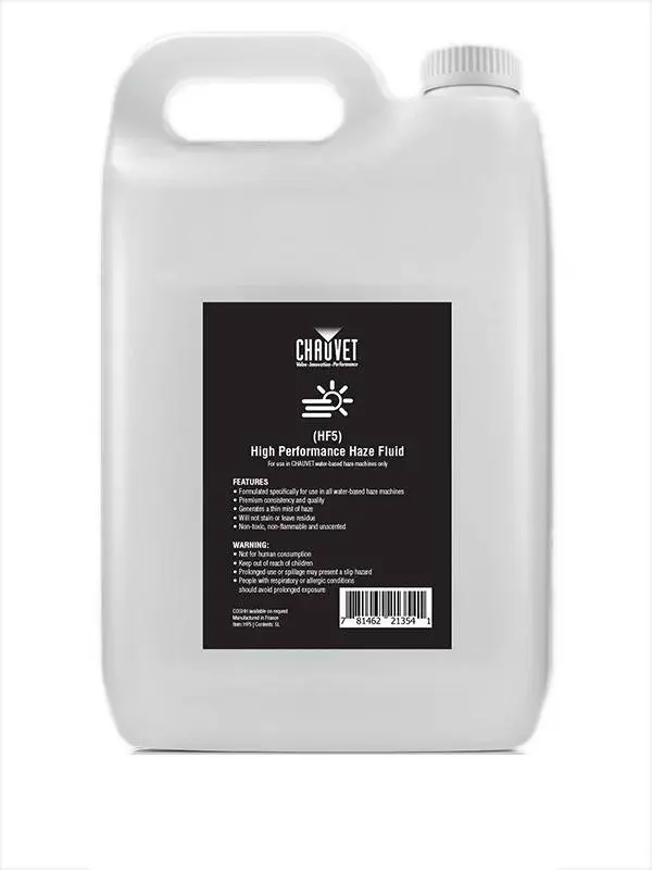 Chauvet Prof. HF5X4 High Performance Haze Fluid, 4x 5l. 