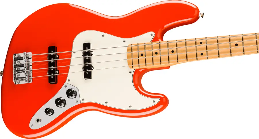 Fender Player II Jazz Bass MN, Coral Red 